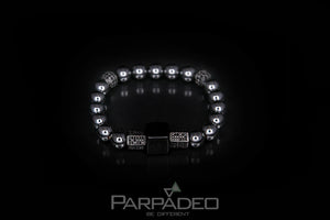 Black Cube Bracelet. Designed and handmade is Israel by Martin Greenberg. Parpadeo