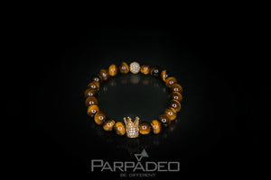 Tiger Crown Bracelet. Designed and handmade is Israel by Martin Greenberg - Parpadeo.