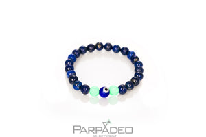 Evil eye protector Keeper's bracelet. Designed and handmade by Parpadeo - Israel. Martin Greenberg.