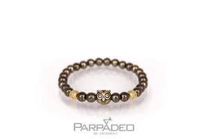 Pyrite IQ Bracelet. Designed and handmade in Israel by PARPADEO. Martin Greenberg