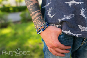 Ocean Caesar Bracelet. Designed and handmade by Parpadeo. Martin Greenberg