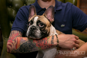 Pyrite Frenchie Bracelet. Designed and handmade in Israel. PARPADEO. By Martin Greenberg