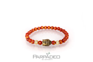 Red Philosopher's Bracelet - Designed and hanmade by Martin Greenberg in Israel - PARPADEO