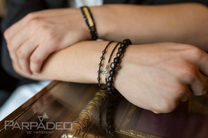 The Magic Skull Bracelet handmade by Parpadeo. Designed by Martin Greenberg