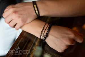 The Magic Skull Bracelet handmade by Parpadeo. Designed by Martin Greenberg