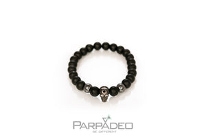 The Magic Skull Bracelet handmade by Parpadeo. Designed by Martin Greenberg