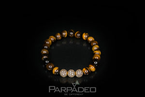 Golden Tiger Bracelet. Designed and handmade by Martin Greenberg. Parpadeo - Israel.